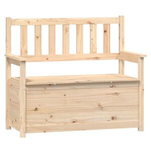 vidaXL Banc 112,5x51,5x96,5 cm Bois de pin massif