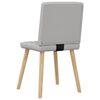 vidaXL Chaises à manger lot de 6 gris nuage tissu