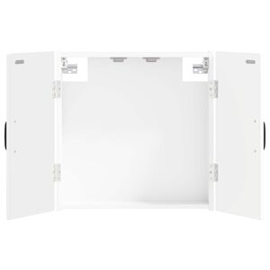 vidaXL Cabinet pour cible HAARLEM Blanc 52,5 x 10,5 x 53,5 cm