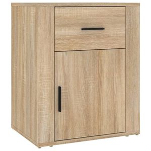 vidaXL Table de chevet Ch&ecirc;ne sonoma 50x36x60 cm Bois d'ing&eacute;nierie