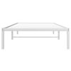 vidaXL Cadre de lit m&eacute;tal sans matelas blanc 100x190 cm