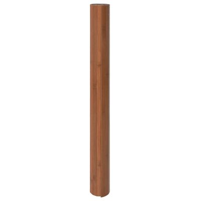 vidaXL Tapis rectangulaire marron 100x500 cm bambou