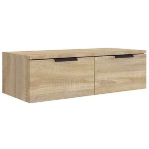 vidaXL Armoire murale Ch&ecirc;ne sonoma 68x30x20 cm Bois d'ing&eacute;nierie