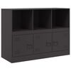 vidaXL Buffet noir 99x39x73 cm acier