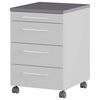 Germania Armoire sur roulettes GW-Profi 2.0 42x49x61 cm Gris clair