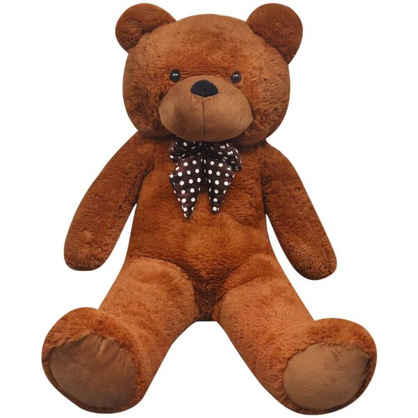 vidaXL Ours en peluche Marron 242 cm