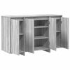 vidaXL Buffet Sonoma gris 120 x 41 x 75 cm Bois d'ing&eacute;nierie
