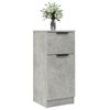 vidaXL Buffet Gris béton 30x30x70 cm Bois d'ingénierie