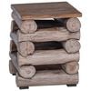 vidaXL Tabouret Naturel Bois de teck massif