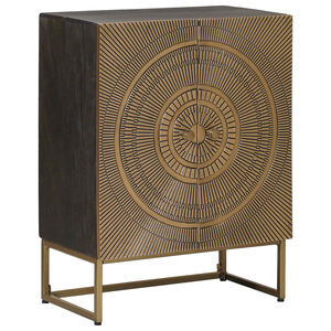 vidaXL Buffet Laiton 53,5 x 30 x 70 cm