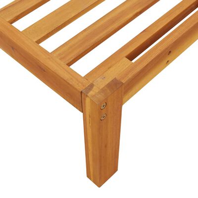 vidaXL Canapé d'angle palette de jardin bois massif d'acacia