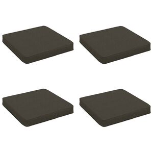 vidaXL Coussins de si&egrave;ge 4 pi&egrave;ces VUGHT 4 pcs 100 % polyester