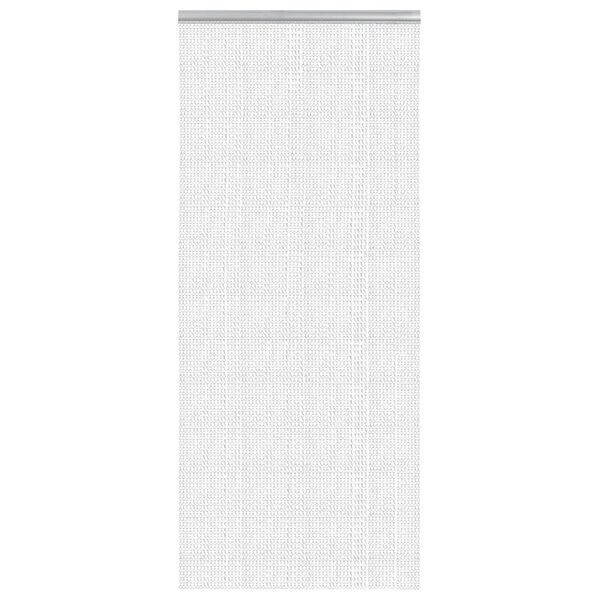vidaXL Moustiquaire de porte &agrave; cha&icirc;ne 90x220 cm aluminium