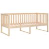 vidaXL Lit de jour sans matelas 90x190 cm bois de pin massif