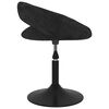 vidaXL Chaise pivotante de salle &agrave; manger Noir Velours