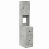 vidaXL Armoire de cuisine Gris 35 x 50 x 180 cm Bois d'ing&eacute;nierie