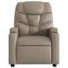 vidaXL Fauteuil de massage inclinable Cappuccino Similicuir