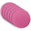 vidaXL Housse de coussin 6 pcs HEERLEN Rose &Oslash; 60 cm Polyester