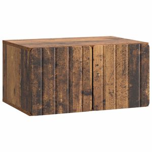 vidaXL Meuble TV mural 59,5 x 41 x 30 cm Bois ancien Bois d'ing&eacute;nierie