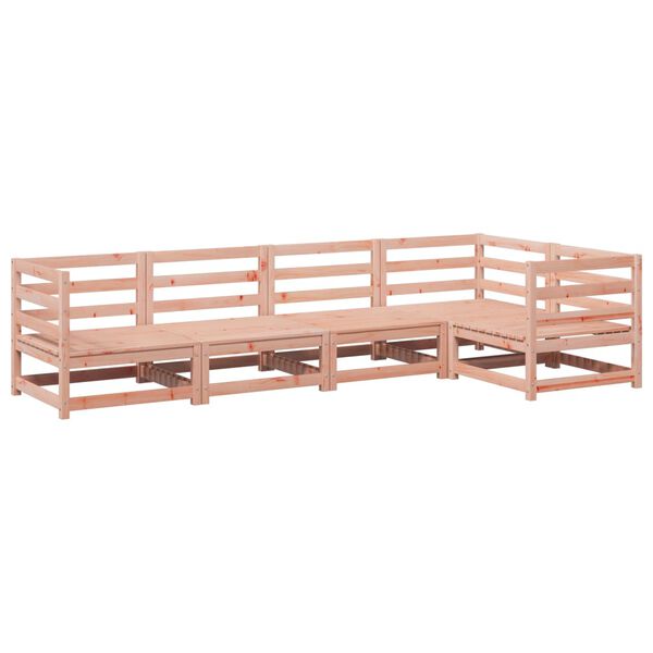 vidaXL Salon de jardin 5 pcs bois massif sapin de douglas