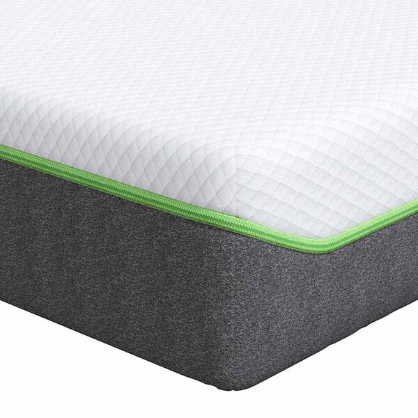 vidaXL Matelas Blanc et Gris 70 x 200 cm Ressort ensaché