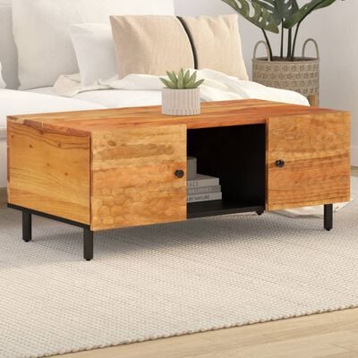 vidaXL Table basse 100x54x40 cm bois massif d'acacia