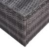 vidaXL Salon de jardin 7 pcs avec coussins r&eacute;sine tress&eacute;e gris