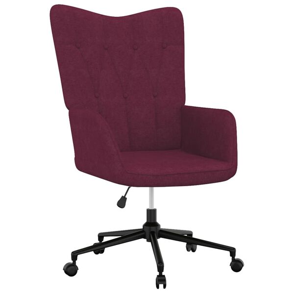 vidaXL Chaise de relaxation Violet Tissu