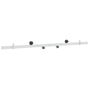 vidaXL Kit de quincaillerie pour porte coulissante 152,4 cm Acier