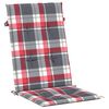 vidaXL Chaises de jardin inclinables lot de 2 et coussins teck massif