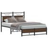 vidaXL Cadre de lit sans matelas ch&ecirc;ne marron 120x190 cm