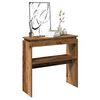 vidaXL Table console vieux bois 102x30x80 cm bois d'ing&eacute;nierie