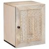 vidaXL Cabinet de salle de bain avec stockage Blanc 38 x 33 x 48 cm