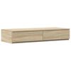 vidaXL Tiroirs de lit avec tiroir Ch&ecirc;ne Sonoma 80 x 36,5 x 16,5 cm