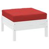 vidaXL Coussin de palette rouge tissu oxford