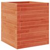 vidaXL Jardini&egrave;re cire marron 40x40x46 cm bois de pin massif