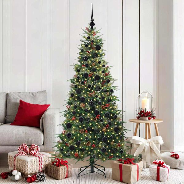 vidaXL Sapin de No&euml;l Artificiel &agrave; Branches Articul&eacute;es Vert 180 cm