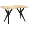 vidaXL Table à manger 120x60x76 cm Bois de manguier massif