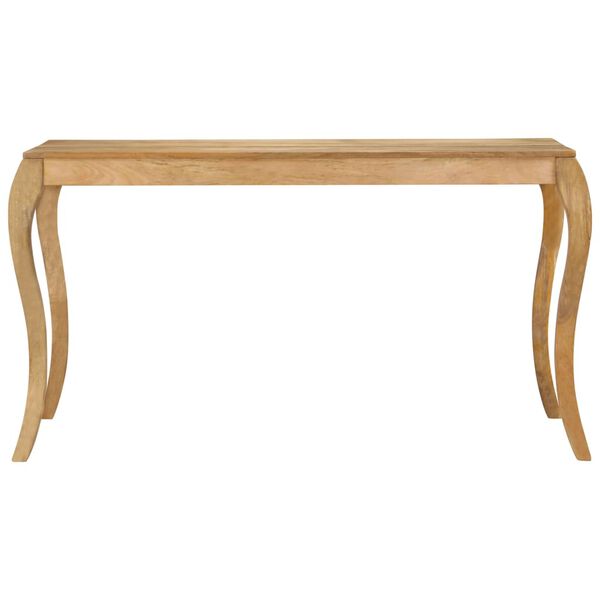 vidaXL Table de salle &agrave; manger 135x75x76 cm Bois de manguier massif