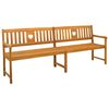 vidaXL Banc ext&eacute;rieur 4 -places 220 x 56 x 90 cm Bois d'Acacia Massif