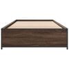 vidaXL Cadre de lit sans matelas chêne marron 75x190 cm