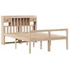 vidaXL Lit biblioth&egrave;que sans matelas 140x190 cm bois de pin massif