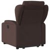 vidaXL Fauteuil inclinable marron foncé tissu