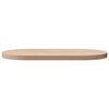vidaXL Plateau de table 60x30x2,5 cm Bois massif Pin Ovale