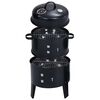 vidaXL Gril barbecue au charbon 3 en 1 40x80 cm