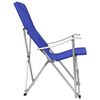 vidaXL Chaises de camping pliables lot de 2 Bleu