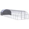 vidaXL Poulailler d'ext&eacute;rieur 3x12x2 m Acier galvanis&eacute;