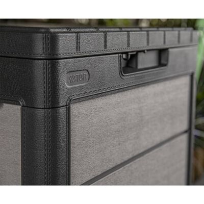 Keter Boîte de rangement de jardin Denali 113 L Anthracite