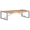 vidaXL Table basse 140x70x40 cm Bois de manguier brut
