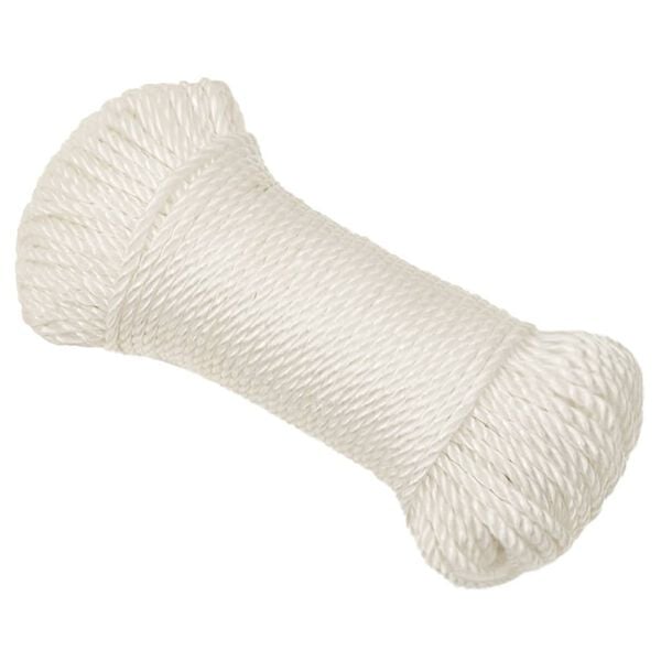 vidaXL Corde de travail Blanc 8 mm 250 m polypropyl&egrave;ne